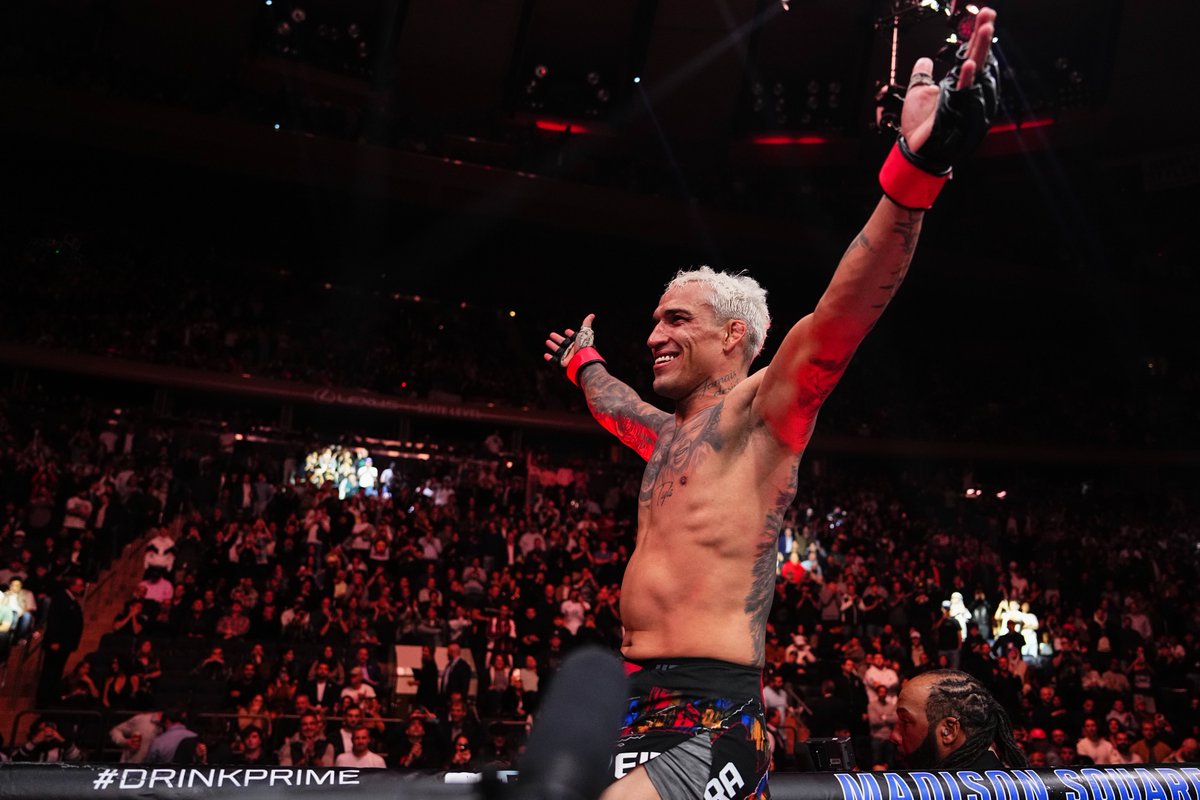 ufc's tweet photo. Making HISTORY 👏

After #UFC309, @CharlesDoBronxs now holds the record for the most fight night bonuses (19) and is tied for the second most wins (23) in the UFC! https://t.co/D6oJBUqdCw