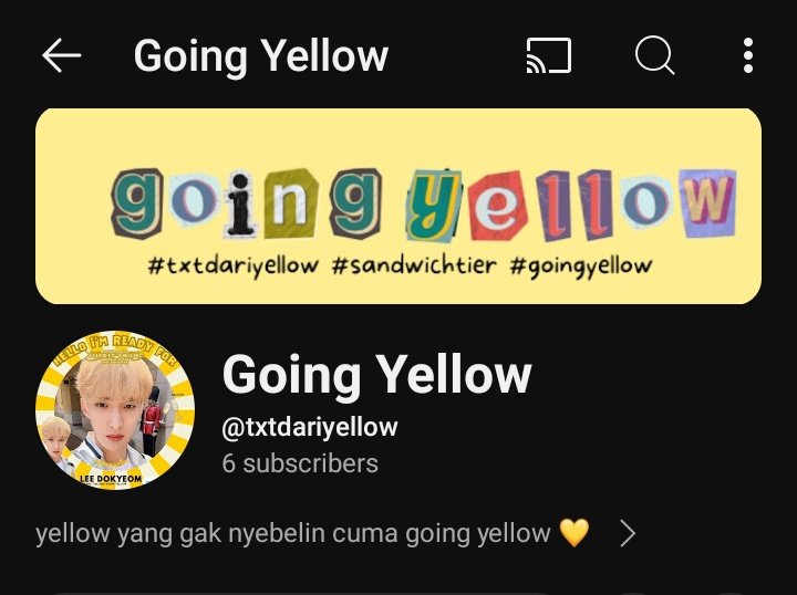 txtdariyellow's tweet photo. [INFO 💛]

Lagu title Going Yellow akan di upload di youtube Going Yellow jam 16.00 WIB !! make sure untuk subscribe &amp; pantengin terus akun ini yaa karena milow punya kejutan lainnya 👀 salam going yellow 💛

🔗: https://t.co/8pPsdH0R6R 

#txtdariyellow #sandwichtier #goingyellow https://t.co/IOgZ5h6n9A