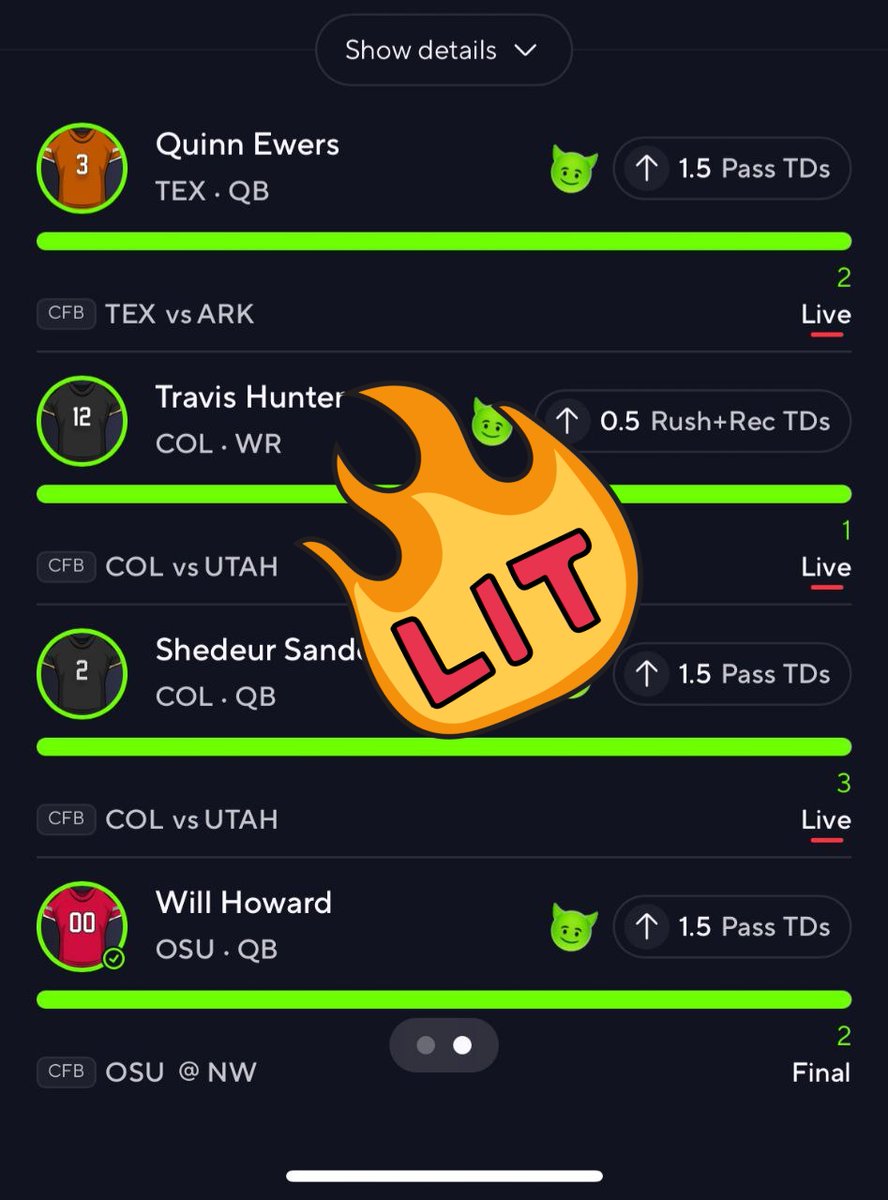 Join the Discord for ALL Plays 🥂

t.me/+02vVracyJsE5N…

#PrizePicks #prizepickslocks #Sleeper #SleeperPicks #PlayerProps #PlayerPropBets #sportsbet #sportsbettingtwitter #sportsbettingpicks 
#MLB #BaseBall #MLBBets #MLBPicks #fanduel #DraftKings #UFCMax #NBA #Twitterpicks