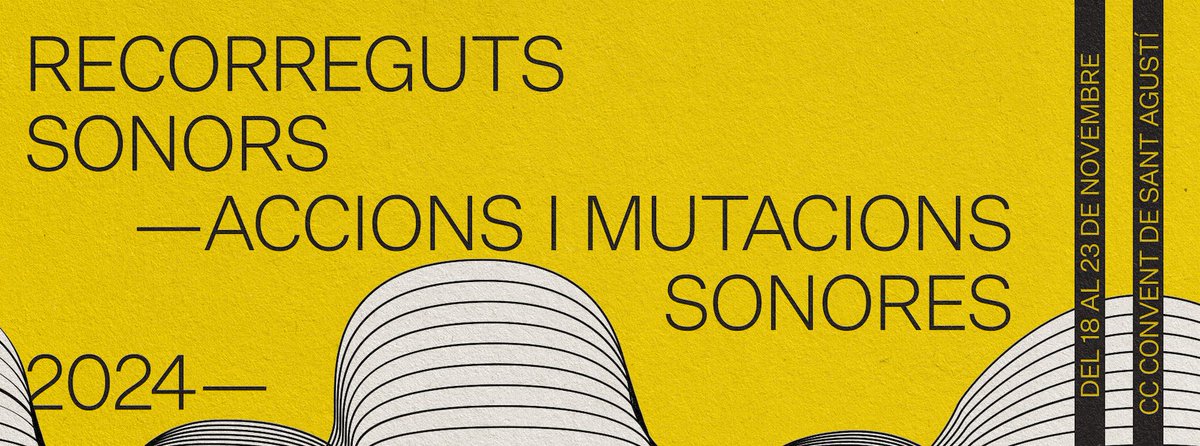rmisart's tweet photo. Inauguració a Barcelona!
Instal·lacions sonores interactives
Del 19 al 23 de nov

Vine a viure #LaMegaphonaSOS_org de #TeresaSil, amb la col.lab de Jan Ibáñez i Àlex Gonzalez.
 #Savethedate, reserva agenda!
Convent de Sant Agustí 
Teresa Sil #TextileArt 

#art #arttextil https://t.co/O4Bzv8mdP7