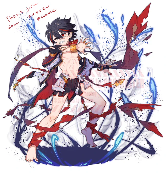 スケブで描かせていただきました!