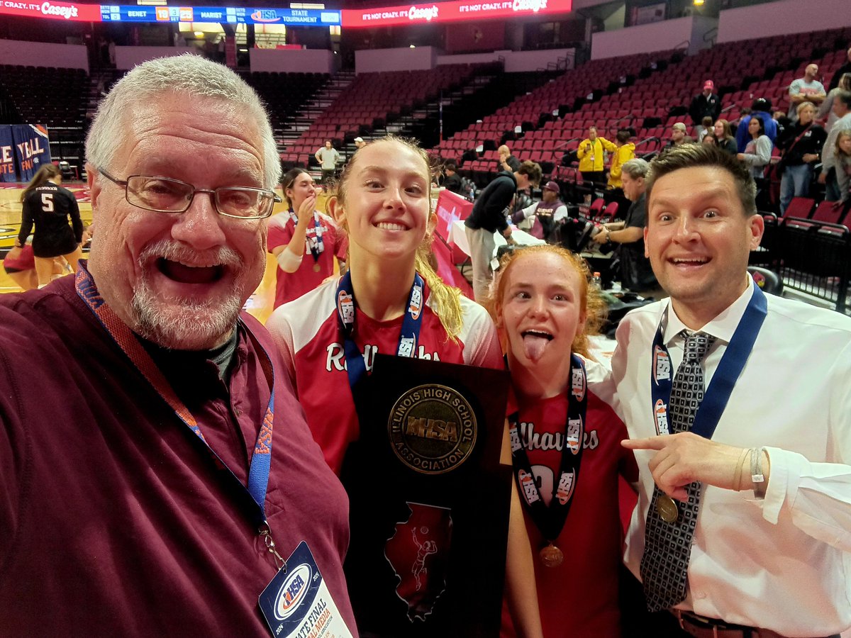 Randy G. Whalen (@rgw114g) on Twitter photo What a match!! Congrats to <a href="/RedHawkVB/">Marist Volleyball #Program</a> on rallying for a 19-25, 25-16, 25-19 victory over Benet to capture the Class 4A State Championship!! The third title for the RedHawks (33-9) since 2017. <a href="/bbullington25/">Bella Bullington</a> (16K, 9D), <a href="/Sweathers_24/">Savanah Weathers</a> (10K), & <a href="/maddieberry1111/">Maddie Berry</a> (33A). Benet (40-2). What a match!! Congrats to <a href="/RedHawkVB/">Marist Volleyball #Program</a> on rallying for a 19-25, 25-16, 25-19 victory over Benet to capture the Class 4A State Championship!! The third title for the RedHawks (33-9) since 2017. <a href="/bbullington25/">Bella Bullington</a> (16K, 9D), <a href="/Sweathers_24/">Savanah Weathers</a> (10K), & <a href="/maddieberry1111/">Maddie Berry</a> (33A). Benet (40-2).