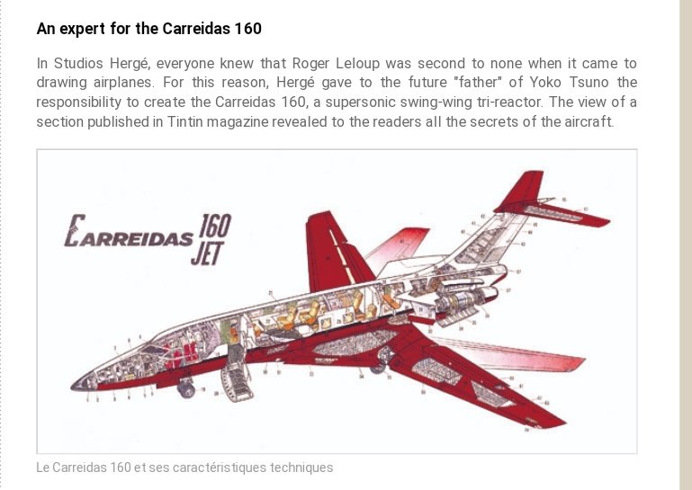 HarrocknRoll's tweet photo. Roger Leloup, the youngest collaborator of Hergé in the Studios at that time (1966), was the designer of Carreidas 160 in 'Vol 714 pour Sydney'
https://t.co/tn2nYyBXQB

'Le Carreidas 160 Jet...par Roger Leloup'
https://t.co/qXqxmyxLDe https://t.co/m3q4qBG2d2