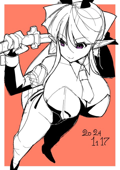 今日の朝ラフウサ耳忘れとった 