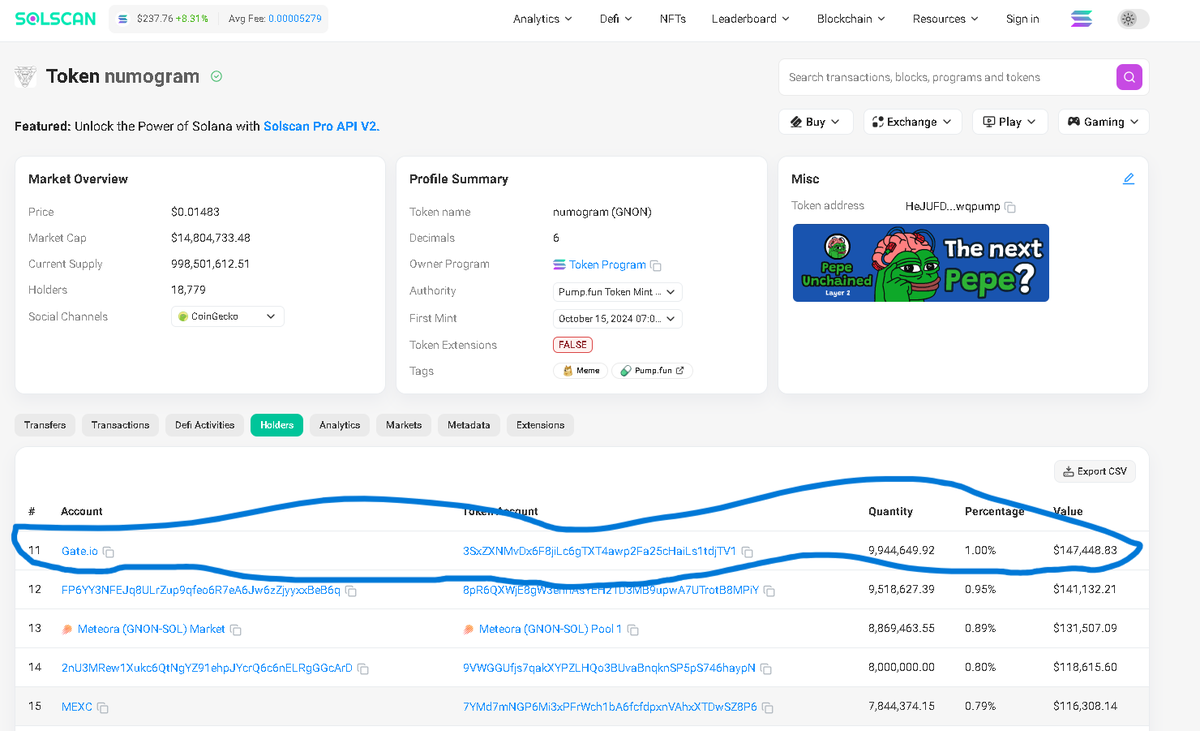 Elcoin7's tweet photo. gate io listing ? @numogramai @GnonOnSolana @dudunode @_0xKenny @TechtraderBrkn https://t.co/uarmqfh1bg