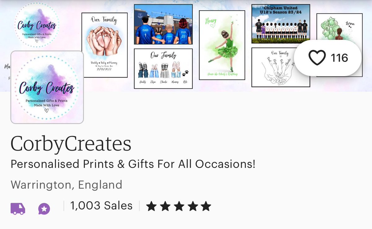 CorbyCreates's tweet photo. 1000 sales 🎉

To Celebrate we are running a FREE COMPETITION 🎁

We are super proud here at Corby Creates to of hit 1000 sales over on our Etsy

To win either a Elf postcard or personalised keyring, retweet and tag 👇 

Thank you all 🫶 https://t.co/2ZMFZP7chp