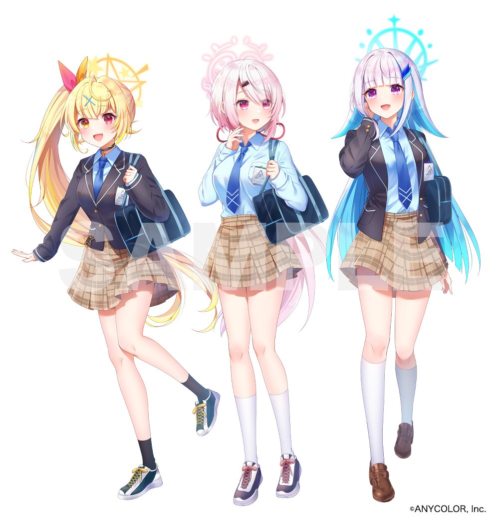 にじさんじ「【お仕事告知】にじさんじ所属リゼ・ヘルエスタ様/椎名唯華様/月ノ美兎様/星川サラ」|朝海りんた＊お仕事募集中のイラスト