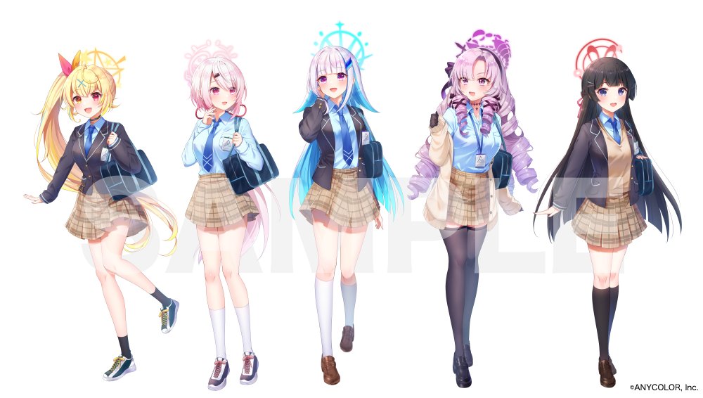 にじさんじ「【お仕事告知】にじさんじ所属リゼ・ヘルエスタ様/椎名唯華様/月ノ美兎様/星川サラ」|朝海りんた＊お仕事募集中のイラスト