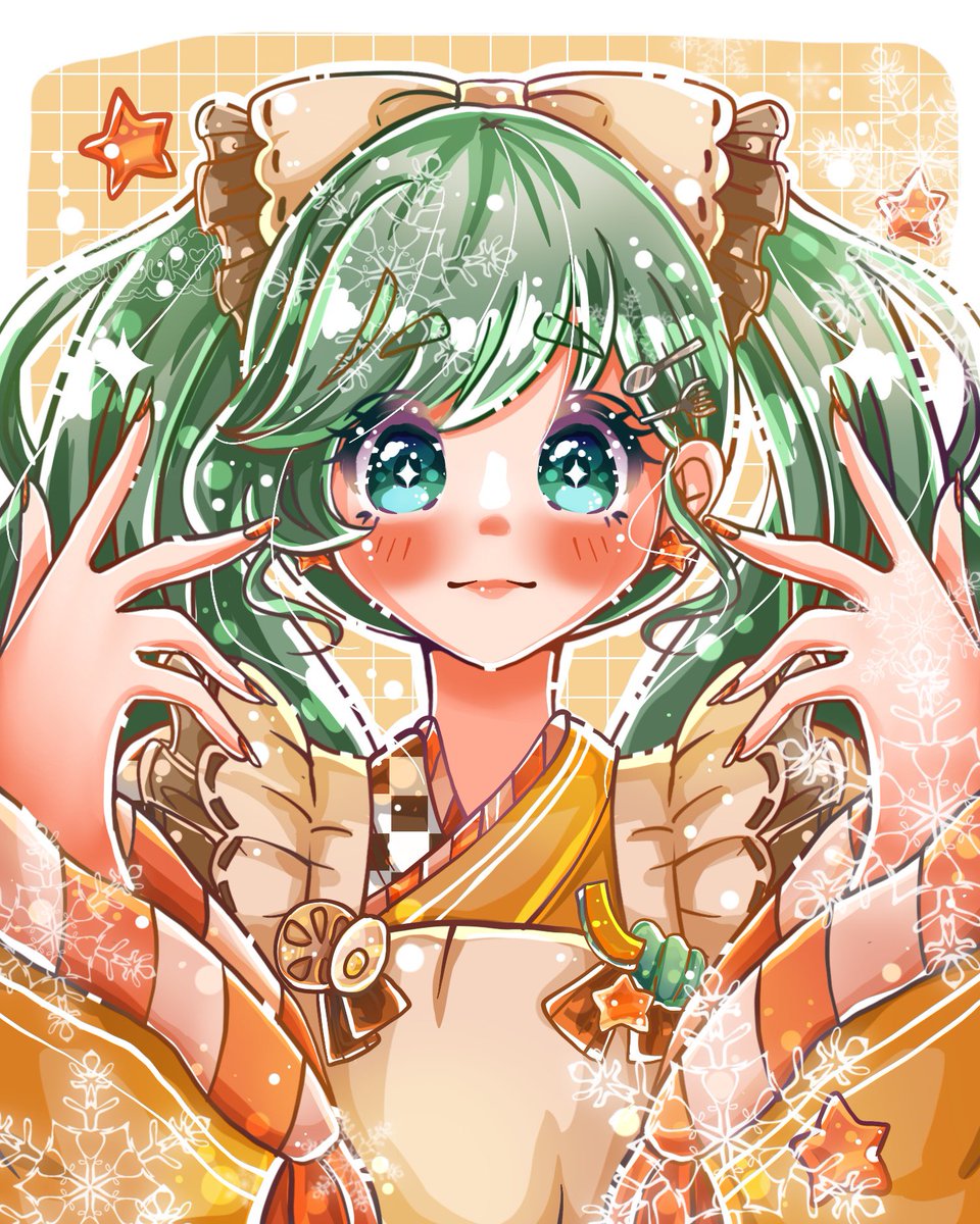 Bleu_bere's tweet photo. Look what I drew on stream yesterday! 💕✨❄️ I freaking love #snowmiku 🥰

#art #artist #vtuber #envtuber #hatsunemiku #miku #VOCALOID #初音ミク　#雪ミク #ボカロイド　#イラスト https://t.co/WHxFar0XpM