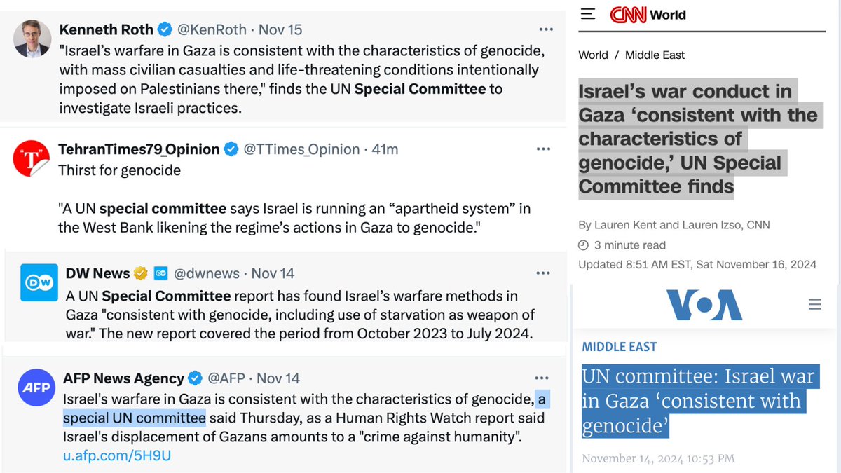 HillelNeuer's tweet photo. Tehran, AFP, CNN &amp; Ken Roth tell us a UN “Special Committee” accuses Israel of genocide.

The truth:
• Report is a total lie.
• This committee is not “special” at all. It's composed of Malaysia, Senegal &amp; Sri Lanka. They vote 100% of the time against 🇮🇱:
https://t.co/1PnMADVJJZ https://t.co/U83Sulygu9
