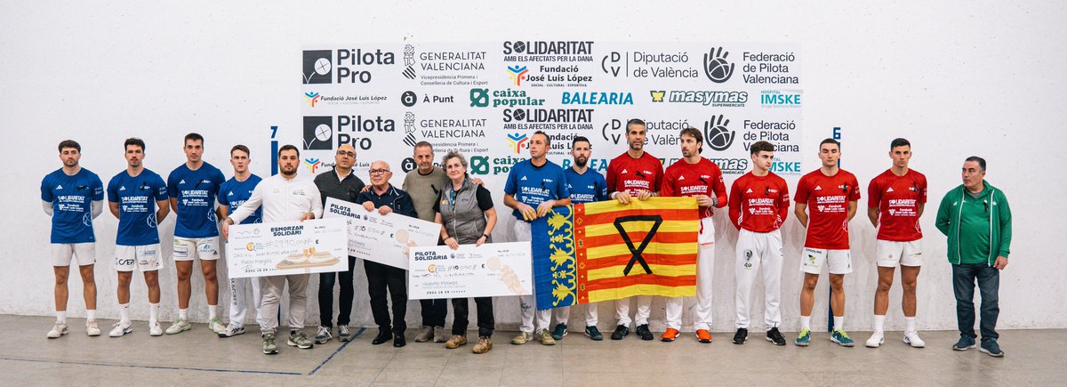 FEDERACIÓ - La FPV donarà tota la recaptació benéfica a la <a href="/fhortasud/">Fundació Horta Sud</a>  i <a href="/WCKitchen/">World Central Kitchen</a>.

👉 fedpival.es/val/noticia/la…

#moulapilota
