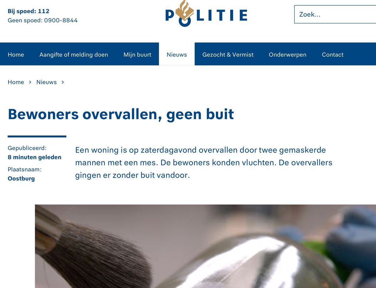 Overval woning in Oostburg