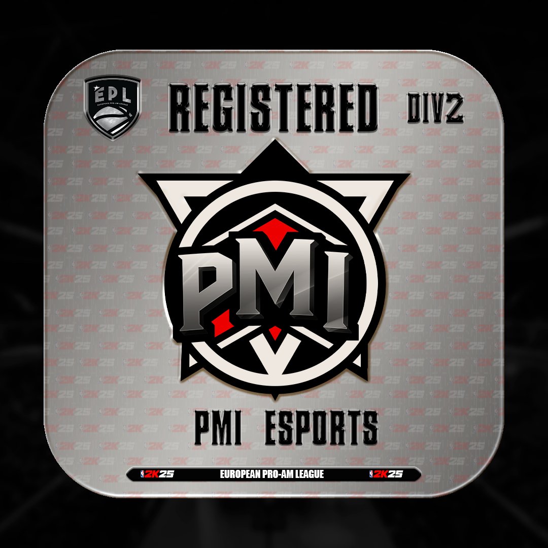 🏀[DIVISION 2]
Welcome <a href="/PMI_eSports/">PMI eSports</a> to the EPL - Starz League!⭐

🇪🇸𝗥𝗼𝘀𝘁𝗲𝗿:
@Ttobaa2k
<a href="/CaaseeX/">Nacho Santamaria</a>
<a href="/ChachoGandia/">ChachoGandia®</a>
<a href="/Riikii22/">Riikii22</a>
@Bersekers333
@God_thanatoseu
<a href="/PdR_Jozze/">Jozze</a>

#RiseAndBall #EPL🏀