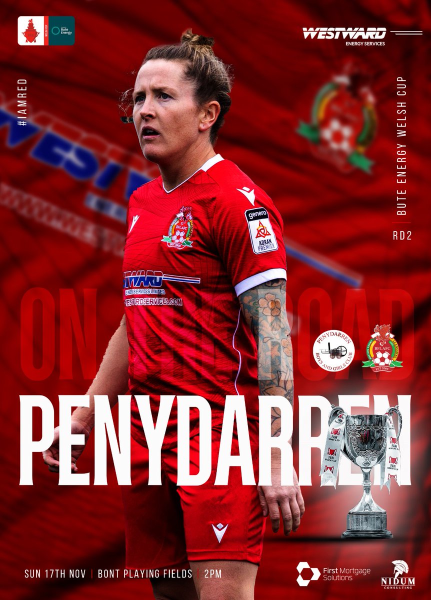 Matchday - Welsh Cup 🏆

Reds v <a href="/penydarrenW/">Penydarren BGC Women</a> 

🏟️The Bont Playing Fields 
⏱️14:00 

Match Preview ⬇️
britonferryllansawelafcladies.com/post/match-pre…