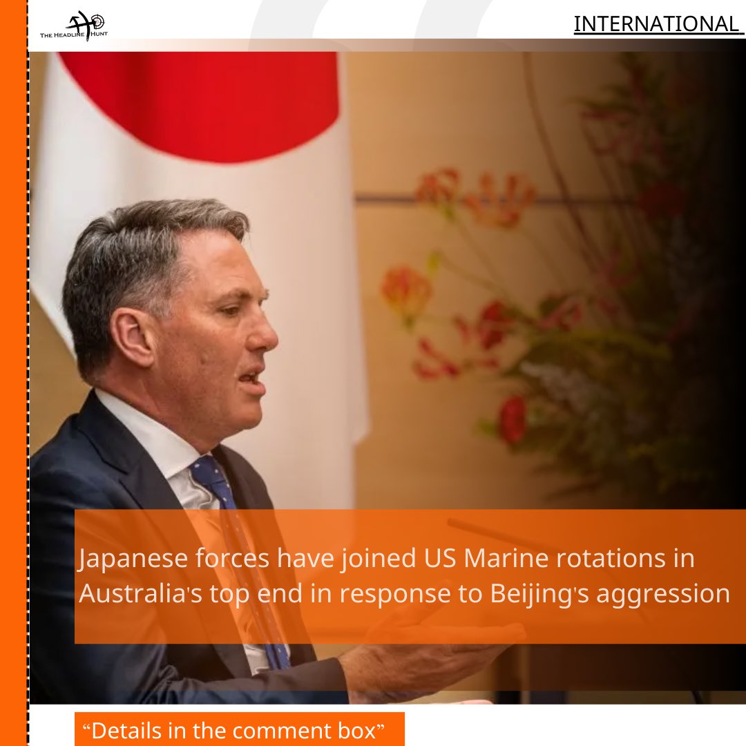 TheHeadlineHunt's tweet photo. #theepochtime
#theaustraliyanews
#japanesforce
#unitedstates#us
#marinerelationshipinaustralia
#jap#jmconlinemojo 
#theheadlinehunt 
@MoJoJamil https://t.co/iM5REmDXol
