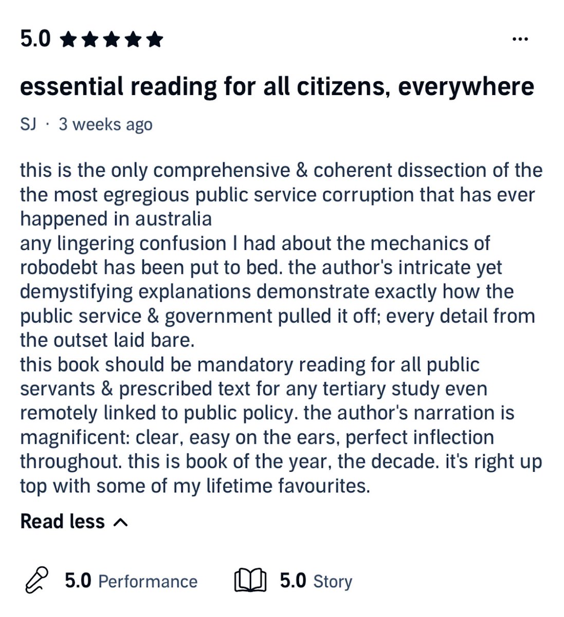 This all-consuming book has been out for a month &amp;  is off to be reprinted. Have been too scared to ask for numbers, but I  know people are buying and reading it. Thank you. The best feedback is a  review like this one because it was my exact hope for this thing. Don't  stop now!