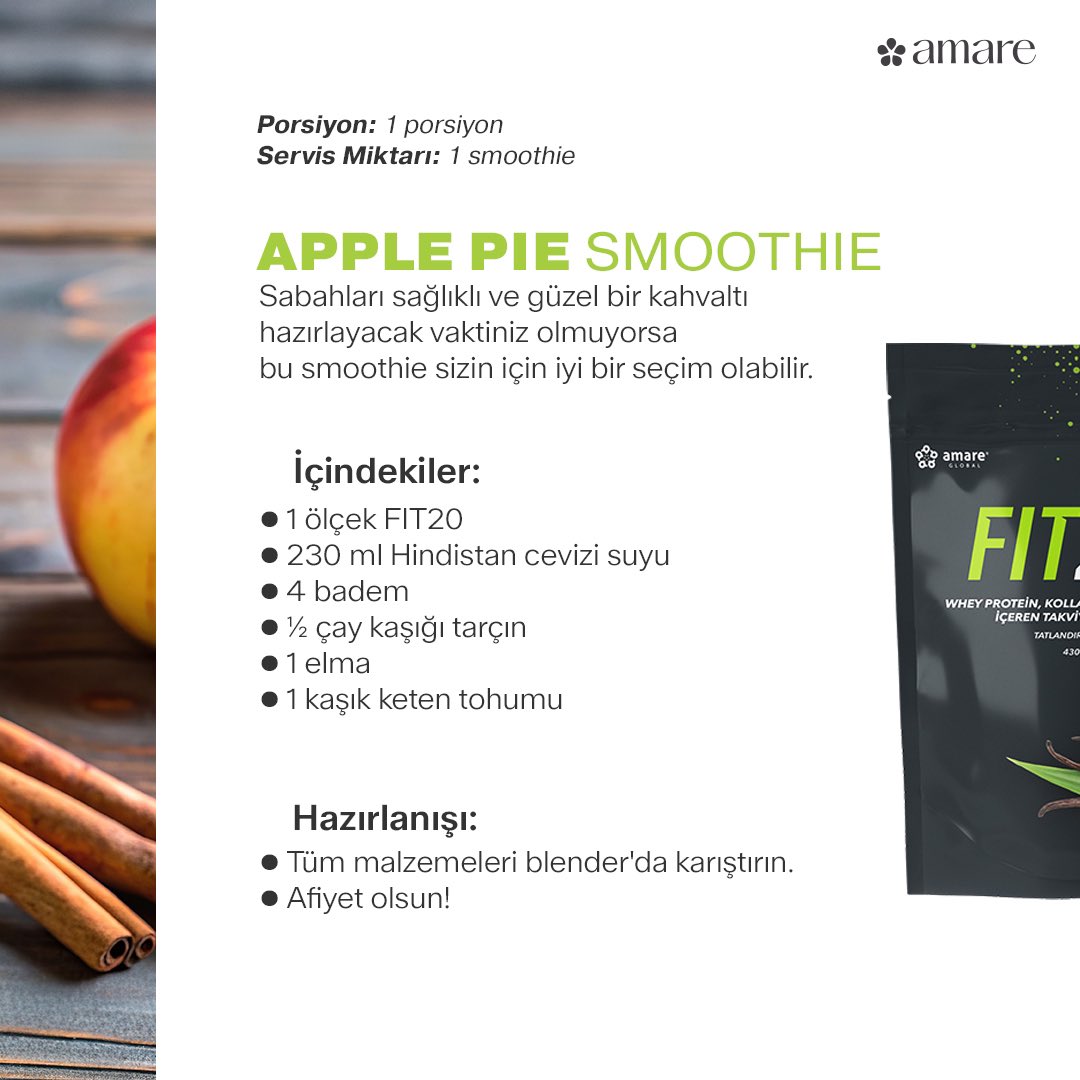 amareturkiye's tweet photo. FIT20, doğal bazlı, 100 gramında yalnızca 0.8gr şeker içeren, otla beslenen hayvanlardan elde edilen 20 gram Whey Protein İzolatı, Magnezyum ve ‘Hidrolize’ Kolajenden oluşan bir protein karışımı sunar.

#AmareGlobal #AmareTürkiye #FIT20 #Protein #WheyProtein https://t.co/7E7kdfmiUB