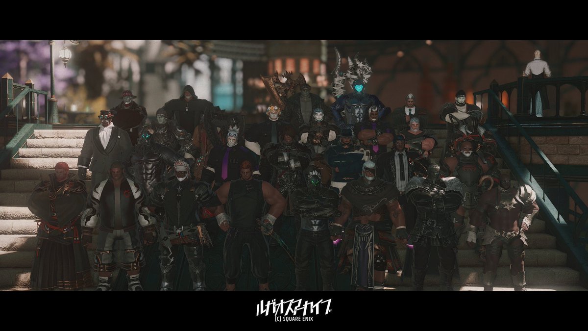 iBackburni's tweet photo. 一張羅ミラプリ、黒色ミラプリで集合写真

#ルガディン #Roegadyn #ルガオスアーカイブ https://t.co/EqTzfrQS5G