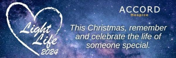 douglasharveycc's tweet photo. Honoured to have been asked to lead the @accordhospice light a life ceremony on Sunday 1st December. A special event taking time to remember those special people we have lost at this time of year https://t.co/0RmoR5wmSM