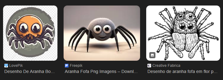 codvox's tweet image. desenho de aranha fofa segundo a IA
