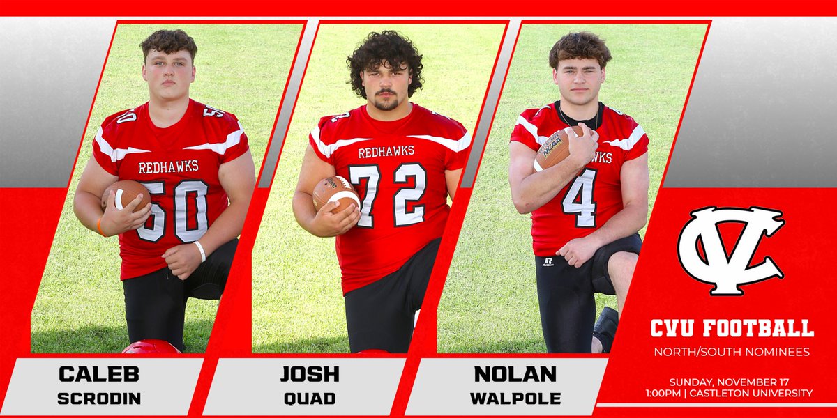 Wishing these seven RedHawks luck today as they represent the North in today’s NFF Vermont North-South Game that kicks off at 1pm in Castleton! #Ubuntu