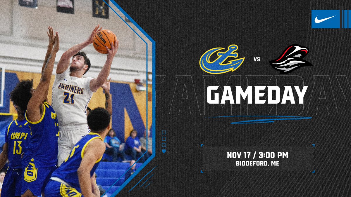 MarinersSports's tweet image. 📌Jim Beaudry Classic Championship at UNE
🏀@MainemaritimeMB 🆚Mitchell College
🏟️Harold Alfond Forum
📺tinyurl.com/uva694
📈tinyurl.com/3ux4k6cf
🎟️tinyurl.com/2udd6snh

#d3hoops #NACmbb