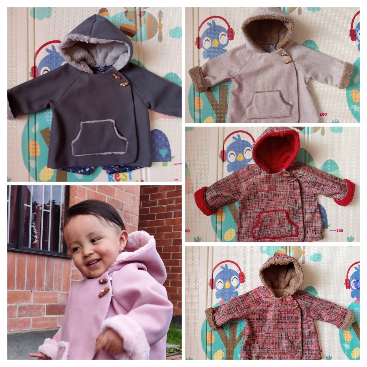 luzdesigns01's tweet photo. Abrigos  con estilo para niñ@s desde 9 meses a 7 años muy calientitos en paño y peluche producto nacional excelente calidad información wasap3022282696 https://t.co/BPaZGrqccs