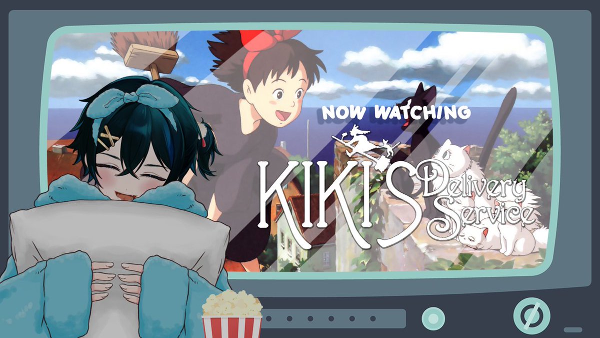 || Ghibli but it's a delivery service ✦【Kiki's Delivery service】
✦ · 🔴 Live Today Nov. 17th at 3pm!
twitch.tv/shio_vt

Unarchived watchalong! Let's have a cozy afternoon with a cup of tea 💙
✧ · #Vtuber #ENVtuber #IndieVtuber