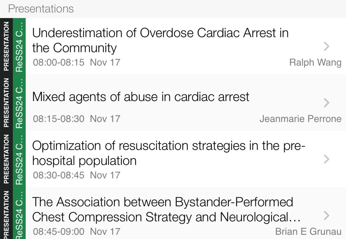 Tommaso Scquizzato, MD (@tscquizzato) on Twitter photo After an excellent first day at the Resuscitation Science Symposium 2024, the second day is set to begin with a plenary session on Cardiac Arrest Due to Drugs of Abuse.
#ReSS24 <a href="/AHAScience/">AHA Science</a> After an excellent first day at the Resuscitation Science Symposium 2024, the second day is set to begin with a plenary session on Cardiac Arrest Due to Drugs of Abuse.
#ReSS24 <a href="/AHAScience/">AHA Science</a>