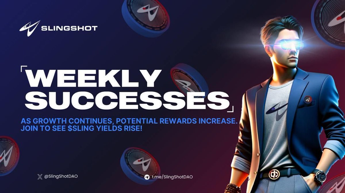 SlingshotDAO's tweet photo. 📣 WEEKLY ROUNDUP:

🤝 Collaboration Announcement
Slingshot DAO X @Web3Auth

🧵 Unlocking the Future of Community-Owned IP with Slingshot DAO

🎮 GAME FACTORY SEASON 2 
🏆 $1M PRIZE POOL

🏗️ Scaling the Next Big Hits in Gaming

🔥 Prio on GROWTH

🎙 X AMA🎙️Slingshot Megaspace
https://t.co/FVnO5NShq6

🎙 Discord AMA/Gaming session  
Every Wednesdays, 7PM UTC
https://t.co/ScAyoVnHJp

Share and support #SlingshotDAO! 🔥