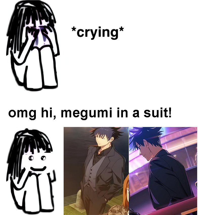 my boy is smiling and looking very dapper