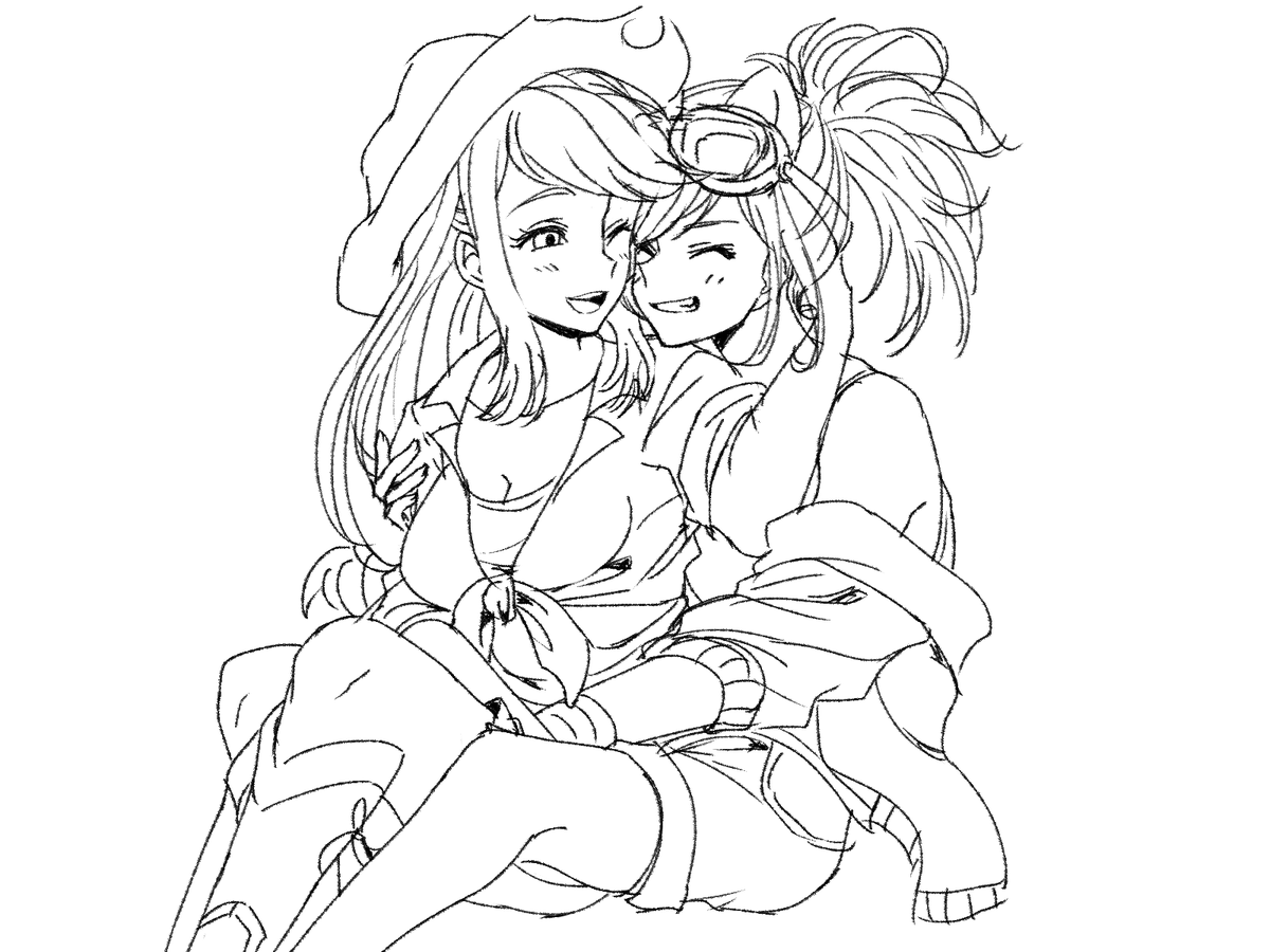 美少女版の虹林檎(Appledash)過去絵 