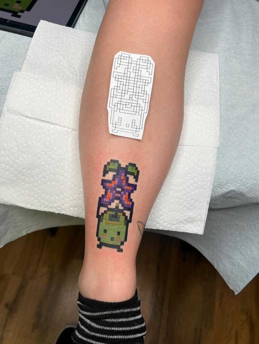 Huff_Fanatic's tweet photo. We love #StardewValley in this household

@ConcernedApe #tattoo #tattooVT https://t.co/VFALsC34GQ