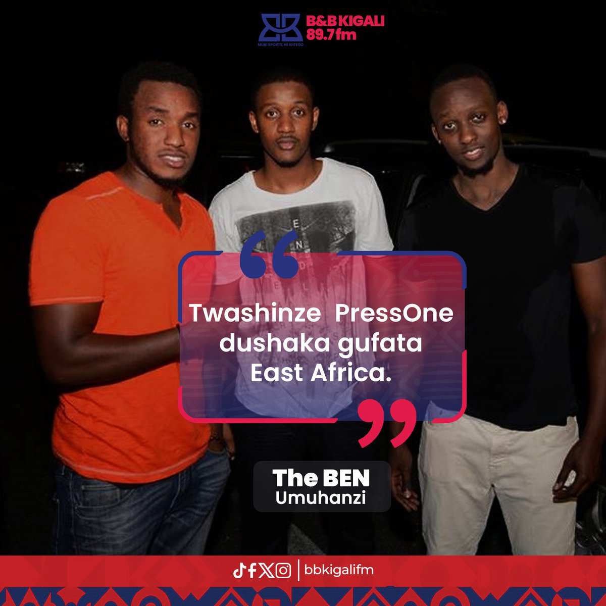 bbkigalifm's tweet photo. @TheBen250 avuze icyari cyihishe inyuma y'ishingwa rya #PressOne. 

➡️https://t.co/wmRaDbxlHe https://t.co/zUaJ1YV2T2