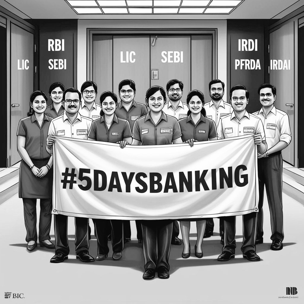 As government departments have largely transitioned to a five-day workweek, is it not logical for banks to also consider this adjustment, especially considering the ubiquity of digital banking services? The government's silence on this issue justifies a #StrikeFor5DaysBanking
