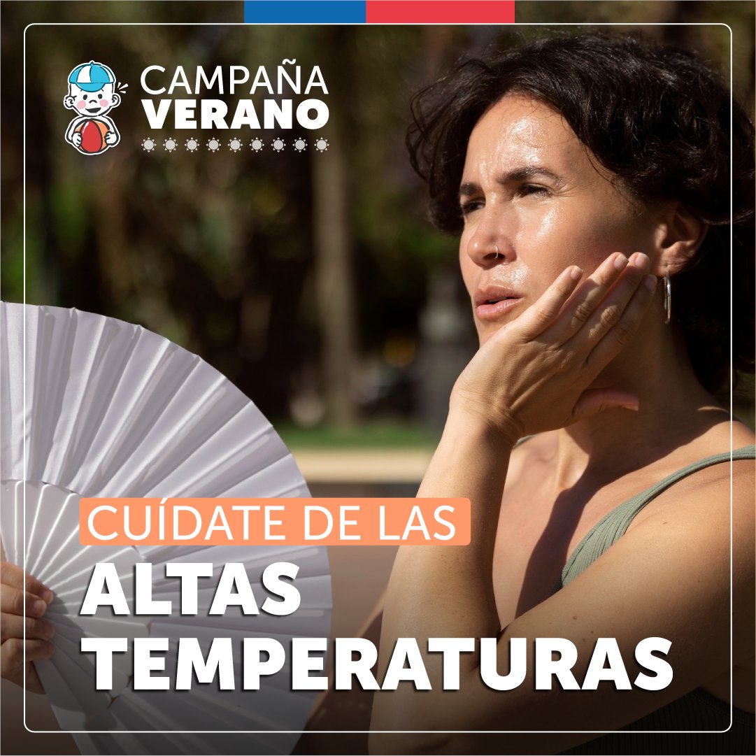 ximenaguilera's tweet photo. ☀️Cuidémonos de las altas temperaturas siguiendo las recomendaciones del Ministerio de Salud. https://t.co/KkVVuMlJ8f