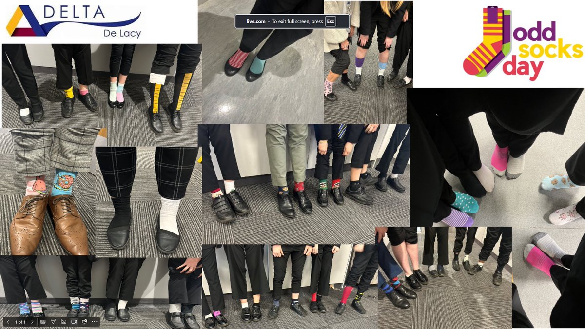 A fantastic selection of socks for #oddsocksday in support of #AntiBullyingWeek