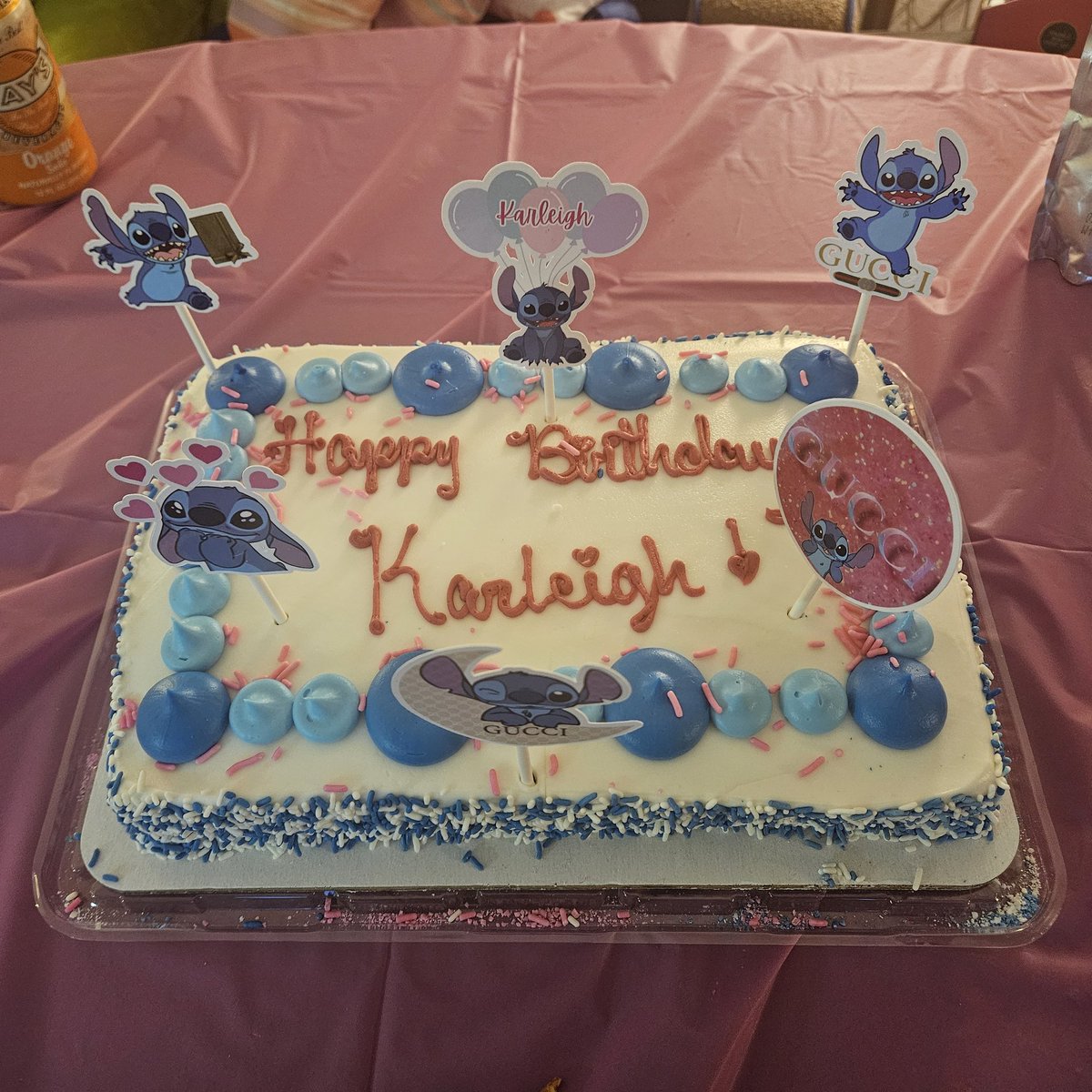 QianaPerry79's tweet image. Karleigh's GUCCI / Stitch Pajama Party.... my baby had so much fun. And so did I. The celebration still continues. Happy Birthday Karleigh'Marie. Photo booth and so much more. #TeamBabyBlue