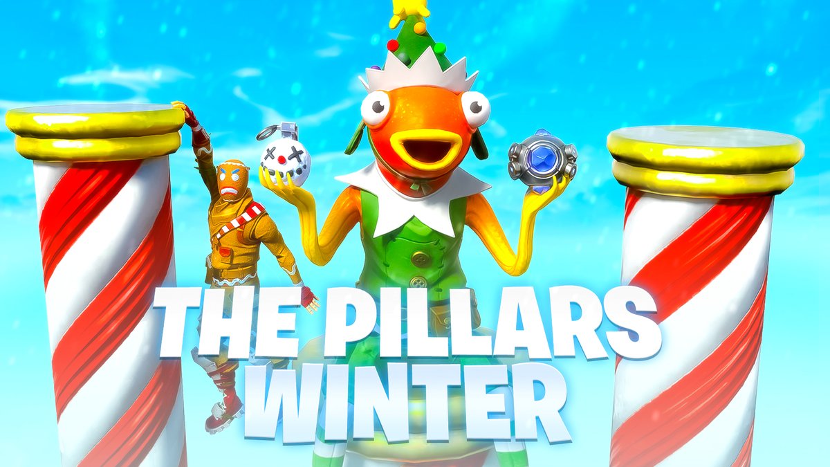 THE PILLARS WINTER
Map code: 8411-2173-1858

❌Don´t Fall
🎉Random Item Every 7 Seconds
🌀8 Players FFA
🎯Knock Your Opponents Off
🏆Last Player Standing Wins

#fortnitecreative #Fortnite #UEFN <a href="/FNCreate/">Fortnite Creators</a> <a href="/uefn_hub/">Unreal Hub</a>