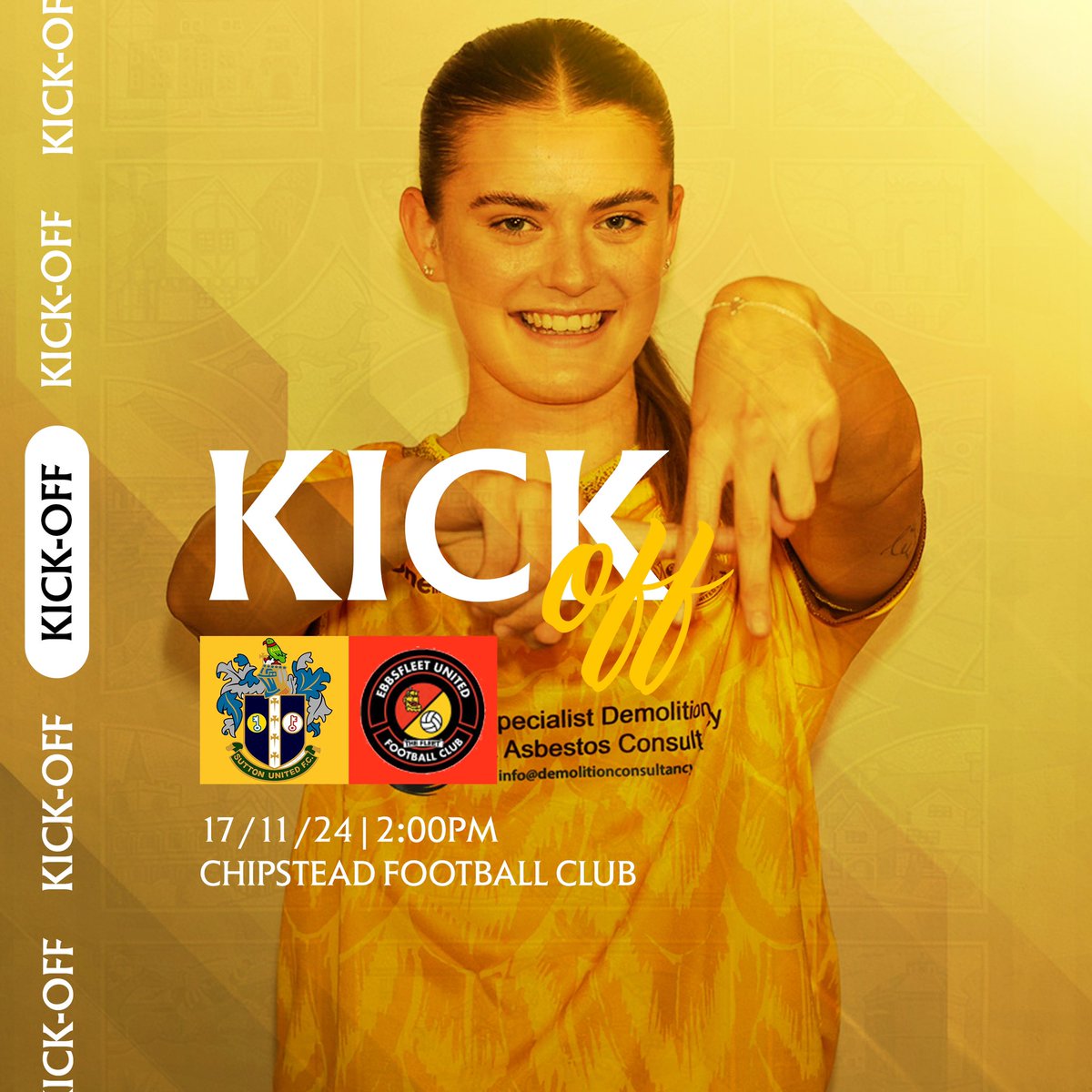 We are underway against Ebbsfleet!

#SuttonUtdWomen #AmberArmy