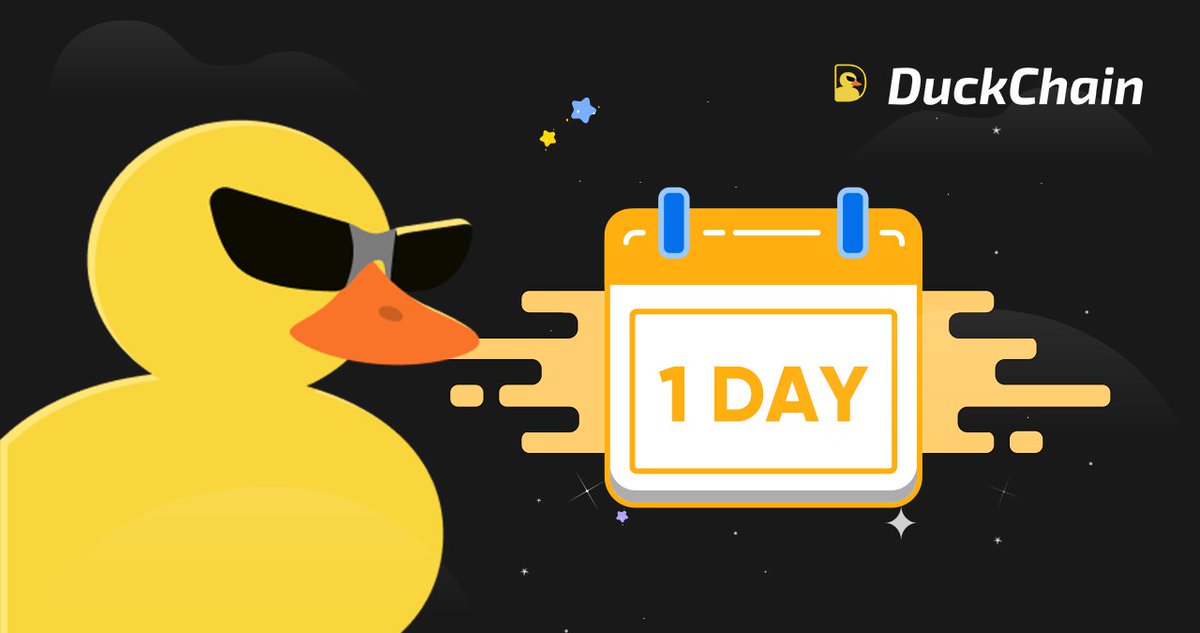 Duck_Chain's tweet photo. 1 Day to Go: DuckChain Mainnet is Hatching! 🥚

#DuckChain #DUCK #Mainnet #TON #Eggs https://t.co/TKrMMjrBQY