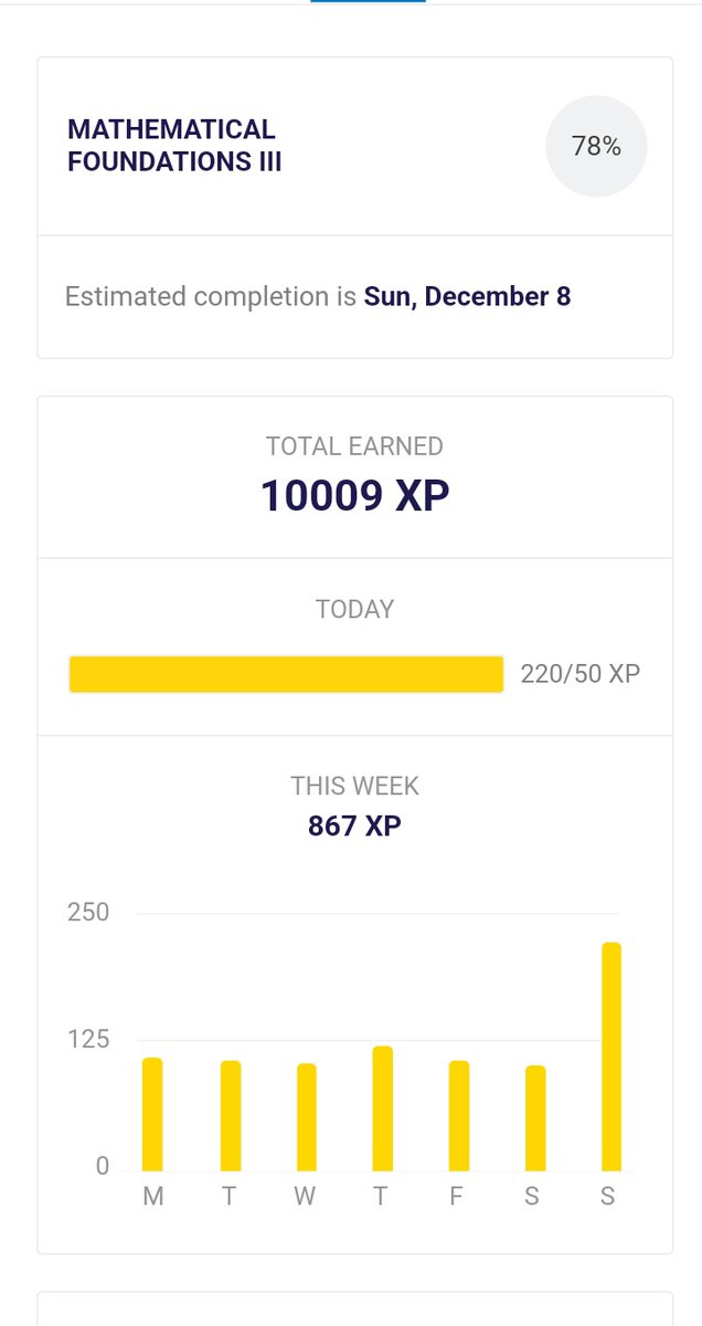 Chisom14Solomon's tweet image. Finally crossed 10k on @_MathAcademy_ today, moved the needle by 4%.

Thanks to @justinskycak , @ninja_maths , @exojason and whomever else is involved in the creation of this beautiful platform.

Till tomorrow 🫡