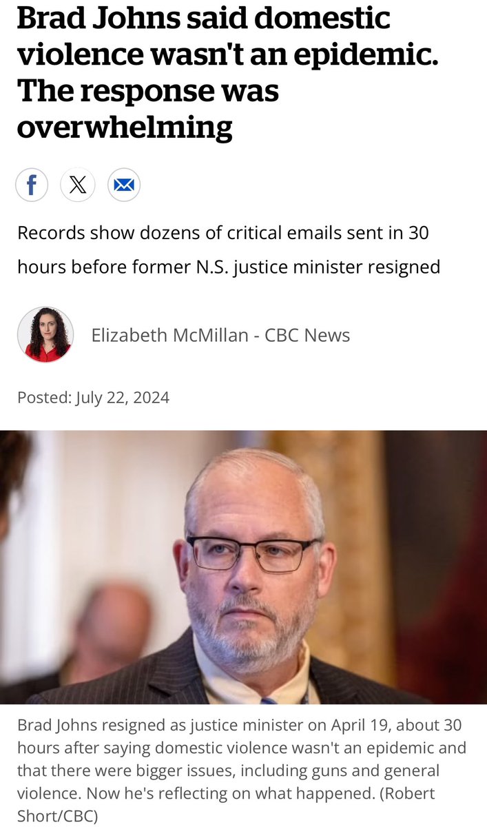 Reminder that incumbent MLA Brad Johns stated there are valid reasons why sexual assault victims should sign NDAs. He minimized domestic violence on the anniversary of the deadliest shooting rampage in Canadian history. This rampage started with domestic violence. -ND