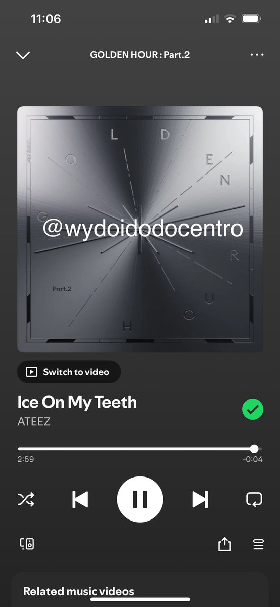 wydoidodocentro's tweet photo. #ATEEZ #에이티즈
#GOLDENHOUR #GOLDENHOUR_Part2 #IceOnMyTeeth 
#관심_있어_스트리밍 https://t.co/qD3GFsDy3a