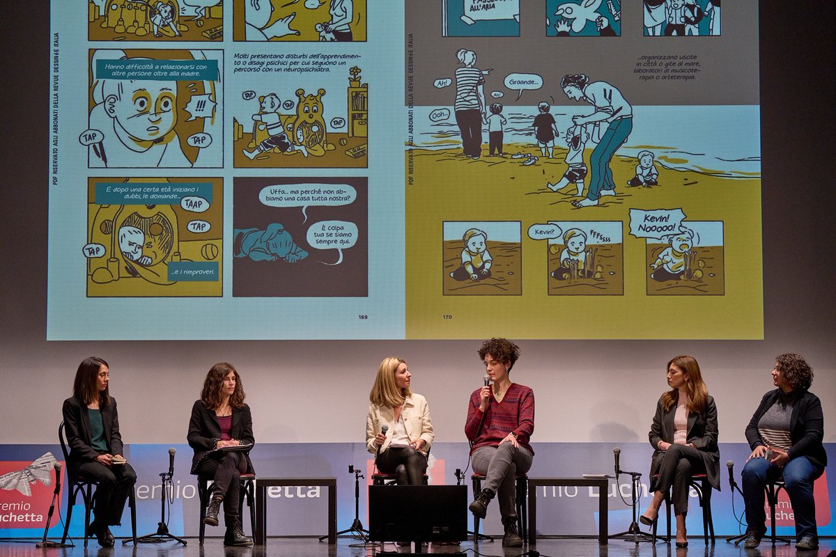 RevueDessineeIT's tweet photo. Very proud delle nostre autrici Elisa Belotti, Alice Facchini e Iris Biasio, che hanno ricevuto rispettivamente una menzione speciale del Premio Vergani per l’inchiesta “Niente da curare” e il premio Luchetta per la stampa Italiana grazie all’inchiesta “Crescere in carcere”. https://t.co/gN4f1aGMIS