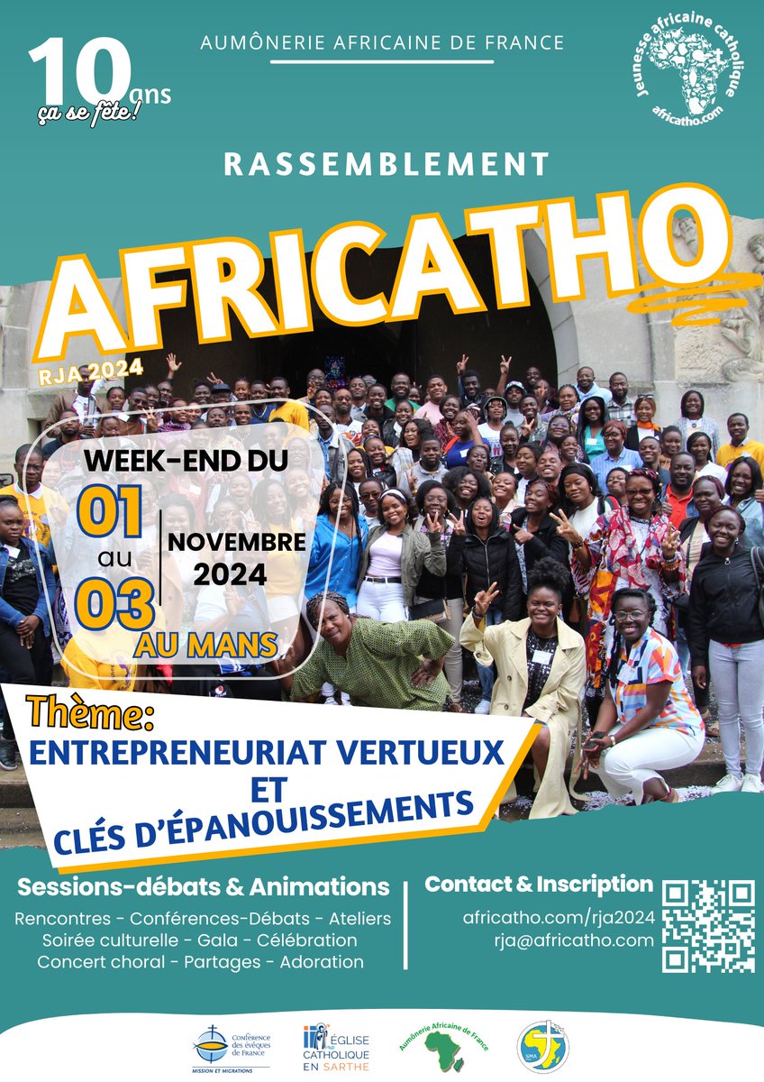 Jeunesse Africaine Catholique — France tweet media