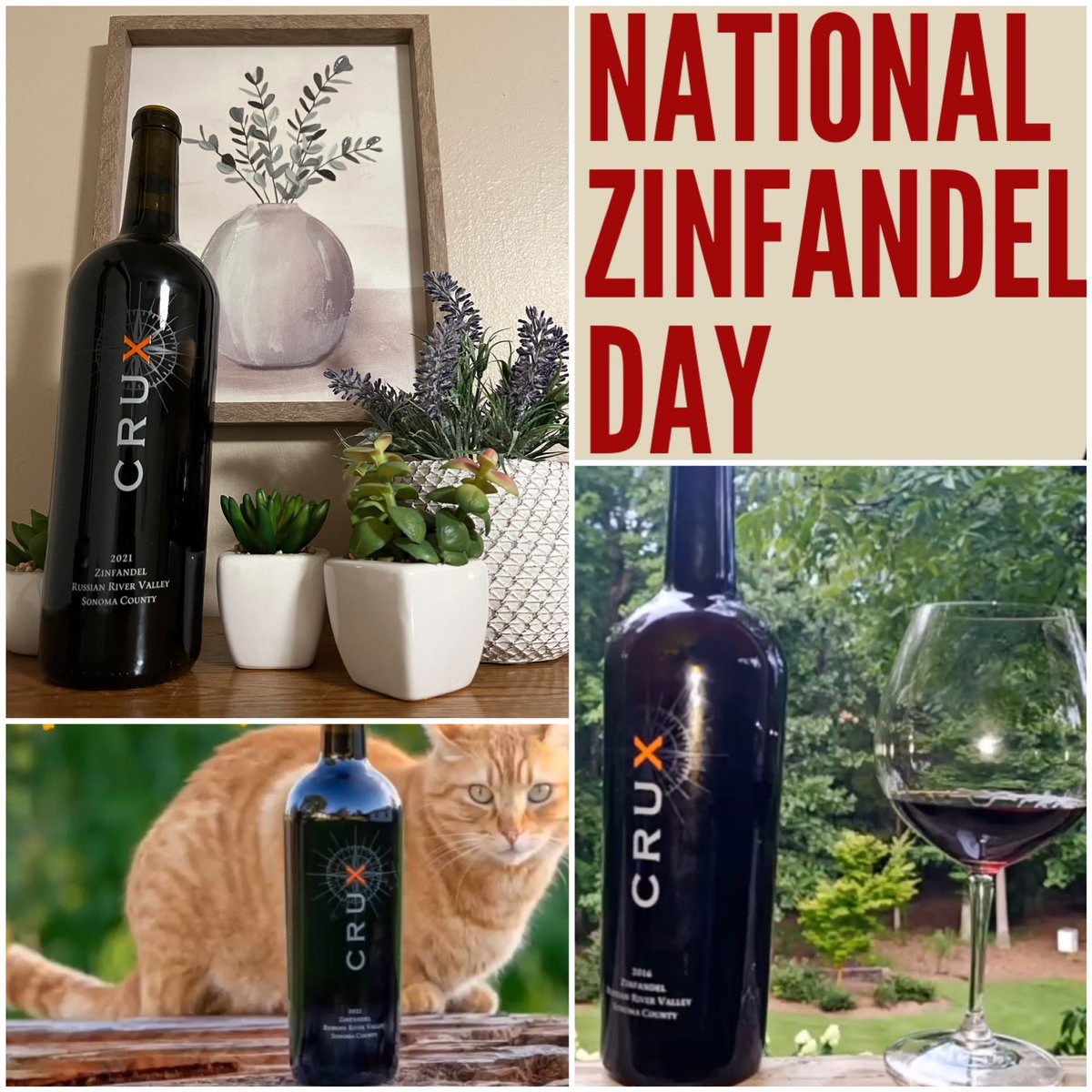 Happy National Zinfandel Day! How are you celebrating? We have a darn good one that’s available via the link in our bio. Please share the goodness of our Russian River Valley Zinfandel with friends and family at Thanksgiving! Cheers.
•
#cruxwinery #zinfandelday