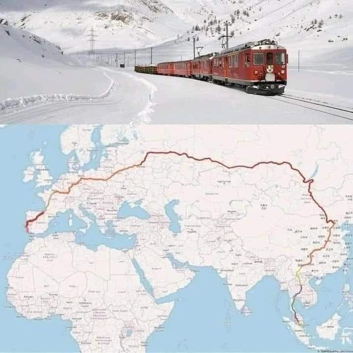 Tosga's tweet photo. Num comentário feito na diagonal, arrisco-me a dizer que fazia fácil esta viagem, se houvesse disponibilidad€ de tempo.
Abrange 18.755 km e pode durar no mínimo 21 dias, a começar em Lagos e finalizar no Estreito de Singapura.
Um percurso que atravessa 13 países 😏
#fazia https://t.co/4LllFsBGxw