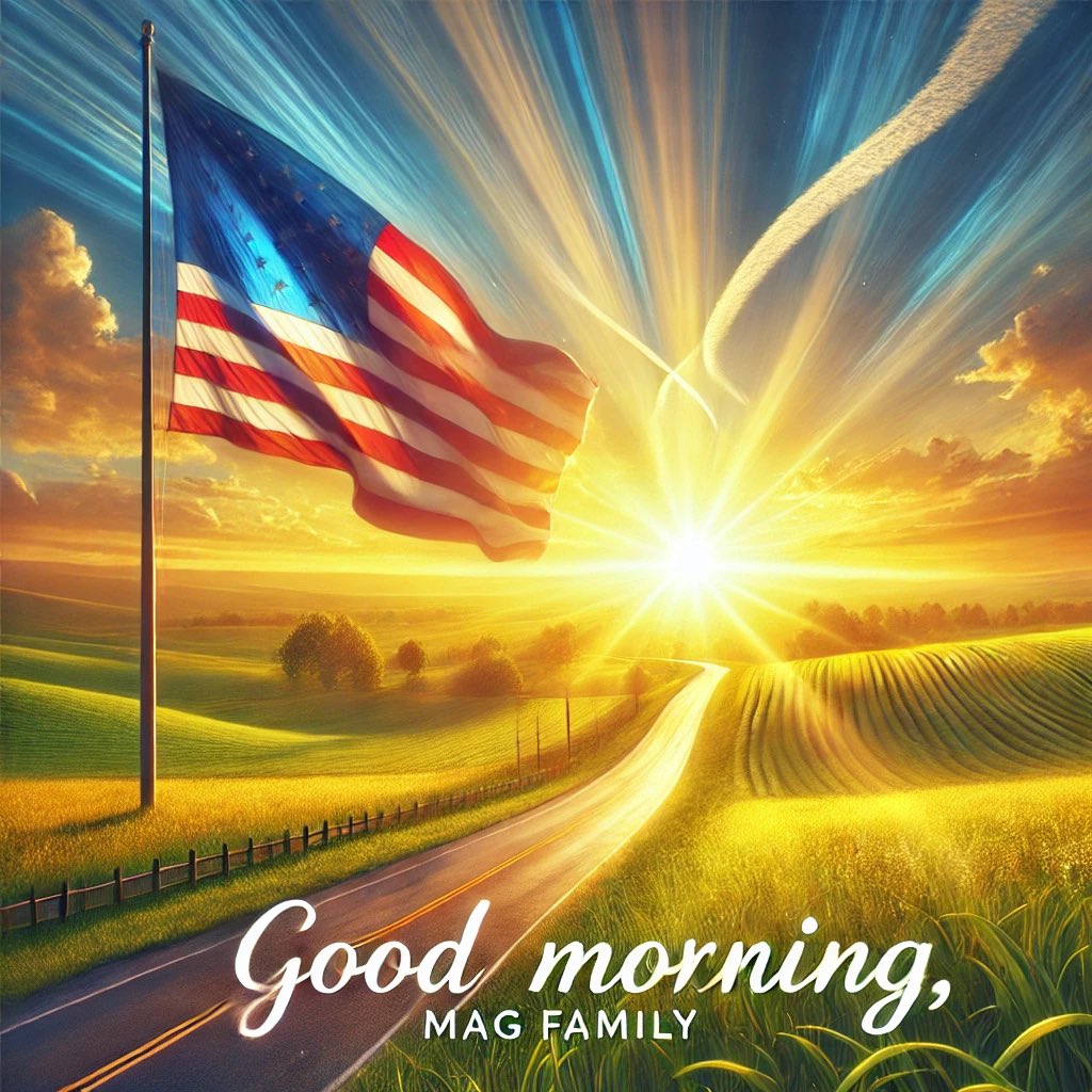 Good Morning, MAG Family! 🌅

A new day, a fresh start, and endless opportunities to make a difference. Let’s stay united and make today count!

— Make America Greater 🇺🇸🫡