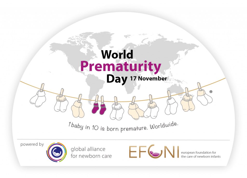 Today is #WorldPrematurityDay, a globally recognized day that aims to raise awareness of preterm birth.

A few ways to take part:
💜  Wear Purple
 💻 Read preemie parent stories
🥰  Tell your story on how a preemie has changed you for the better
👍  Like or share posts